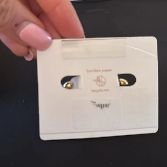 JENNY BIRD Toni Hinged Hoop Earrings - Small, Gold, BRAND NEW, $110 - Picture 6 of 9